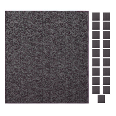 Geometric Machine Tufted Nylon Indoor / Outdoor Area Rug Set