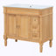Meuble-lavabo 36 po avec lavabo en céramique-128979811