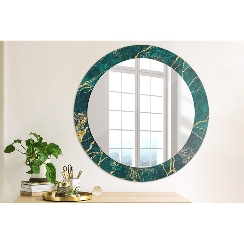 Huldar Glass Flat Wall Mirror, 70cm H x 70cm W