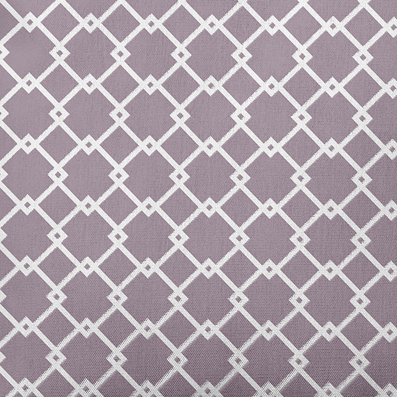 Subline Geometric Reversible Throw Pillow, 20" H x 20" W, Purple