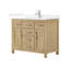 Beckett 42" Freestanding Single Bathroom Vanity with Quartz Top-1353496836-1363979421-1353496857