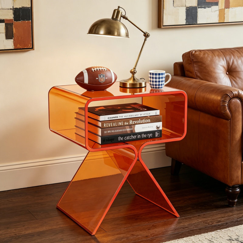 Table de chevet Modern, Orange