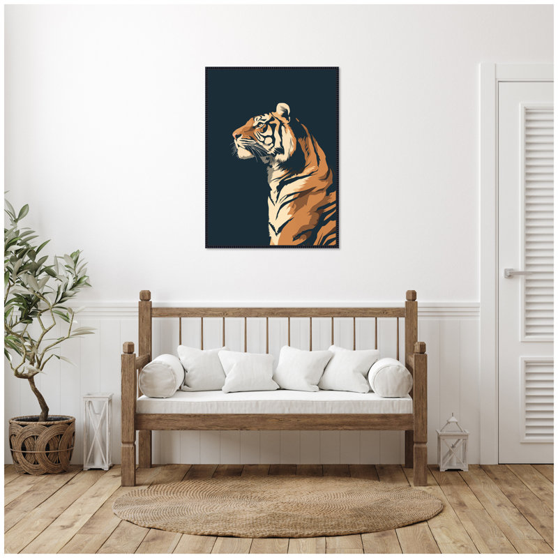 Impression sur toile encadrée, "Marine Tiger" par The Creative Bunch Studio