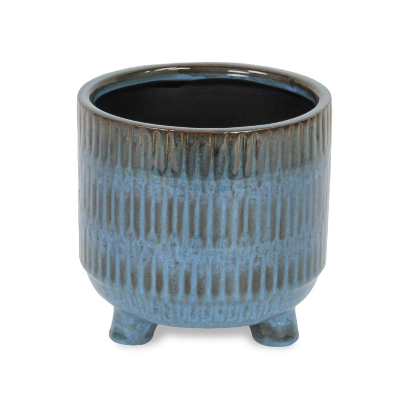 Pot de fleurs en céramique Murina, 6,75 po x 7 po x 7 po