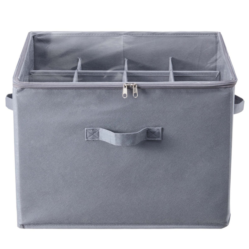 Under Bed Shoe Storage Organizer With 16 Compartments, Adjustable Dividers, Clear Window, And Reinforced Handles For Efficient Space Management