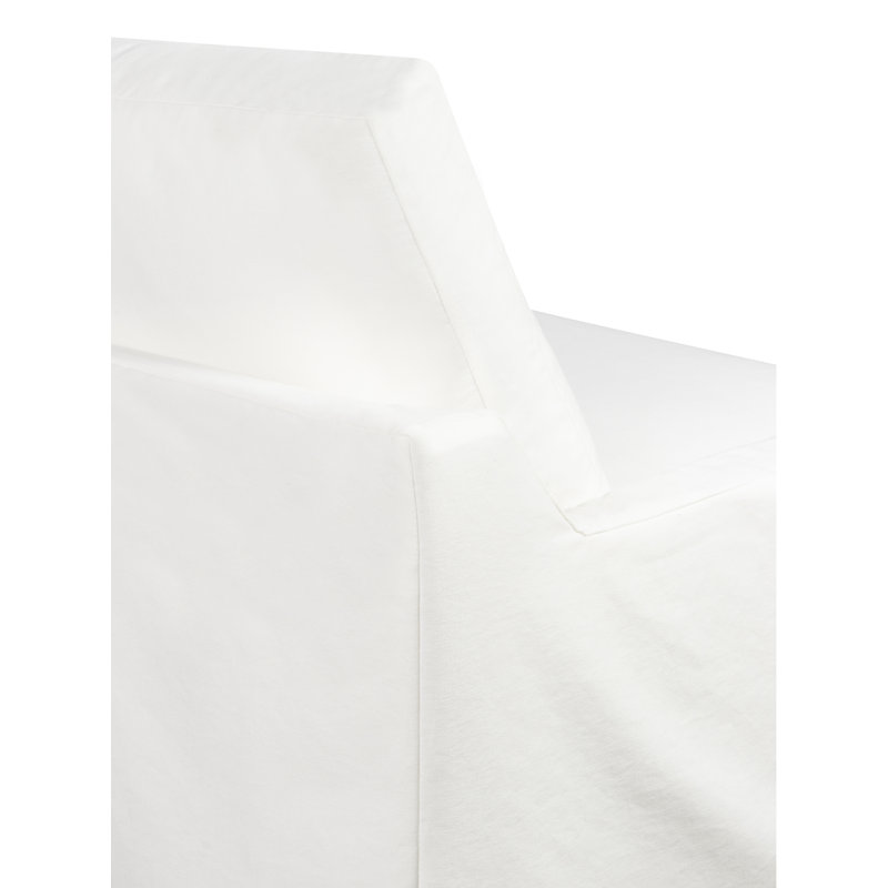 Canapé modulaire 4 pièces Wrenley, Toile gris clair Macarena