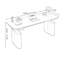 Bureau rectangulaire à hauteur réglable-108470926-108470928