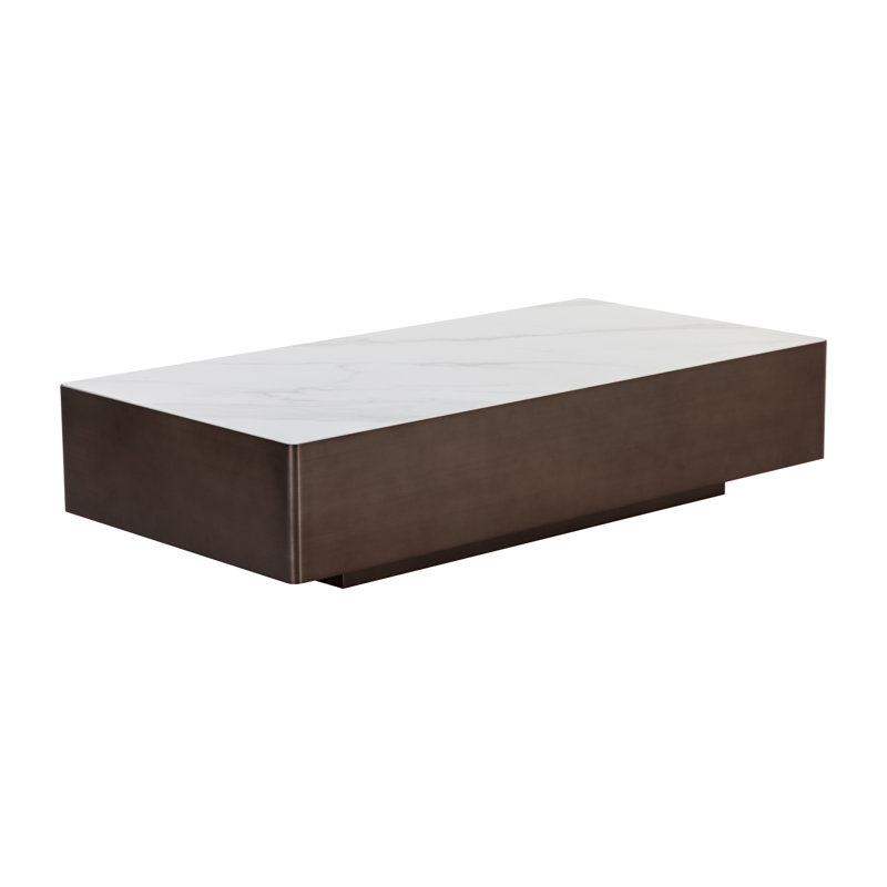 TABLE BASSE LENAY - Blanc