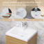 Meuble-lavabo moderne à rayures avec lavabo simple-1629074917