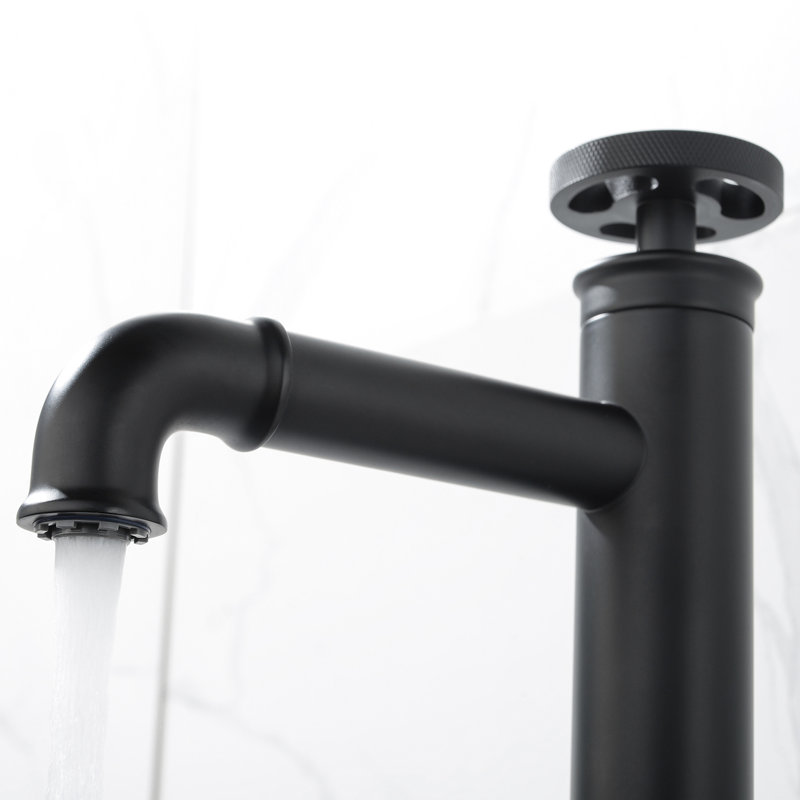 Single-Hole Single-handle Bathroom Faucet, Matte Black