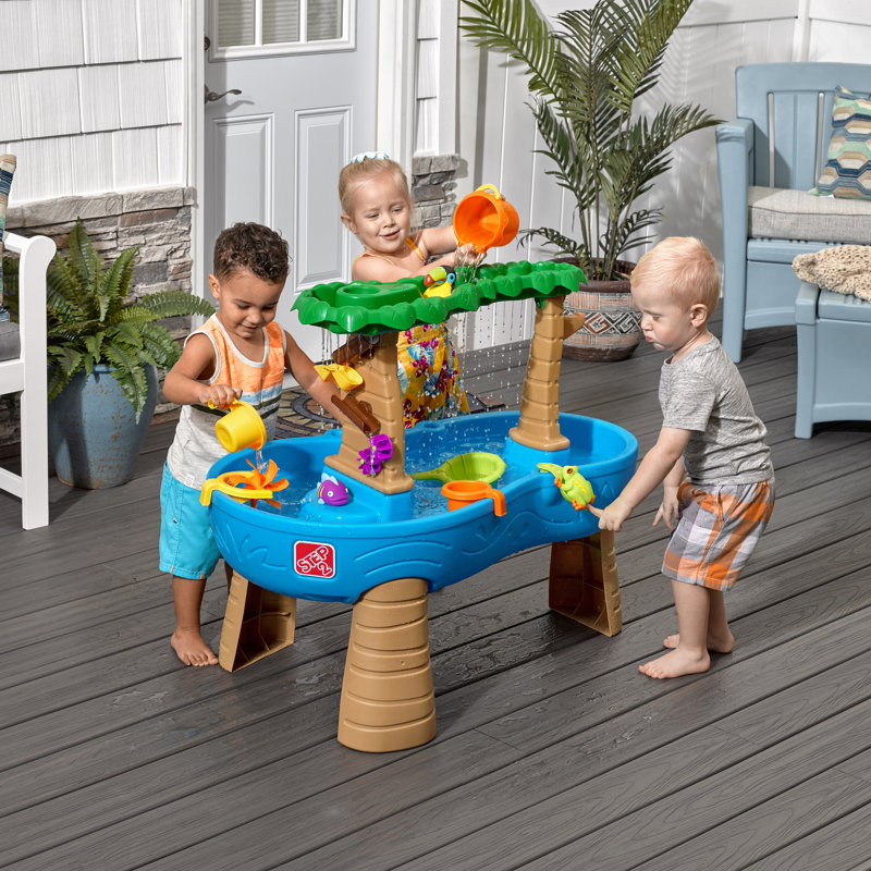 Table d'eau extérieure en plastique pour tout-petits Step2