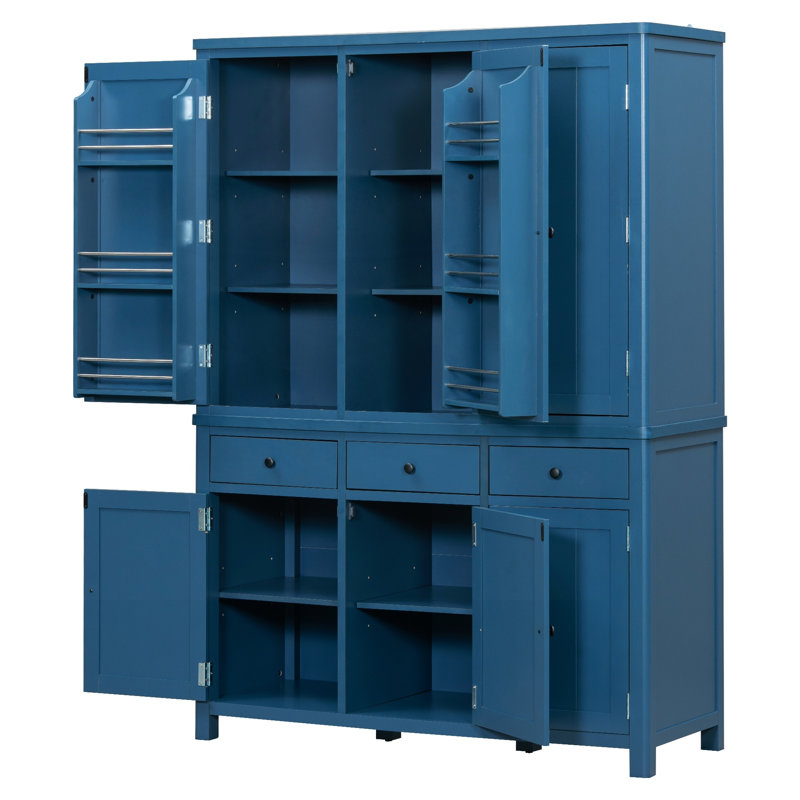 Garde-manger autoportant Farmhouse 74,8 po, Bleu