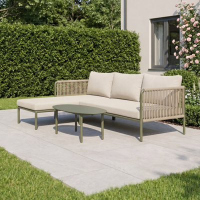 Virella Outdoor Corner Sofa and Table
