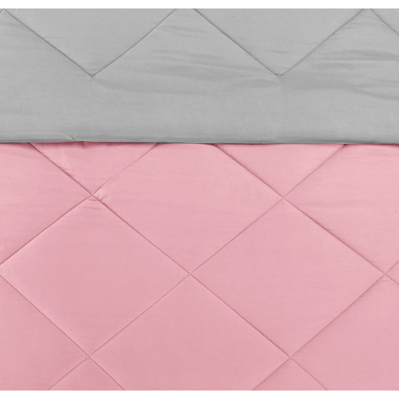 Édredon simple réversible Tommy, Édredon simple, Rose
