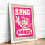 Send Noods Retro - Framed Print-638555247-638555281