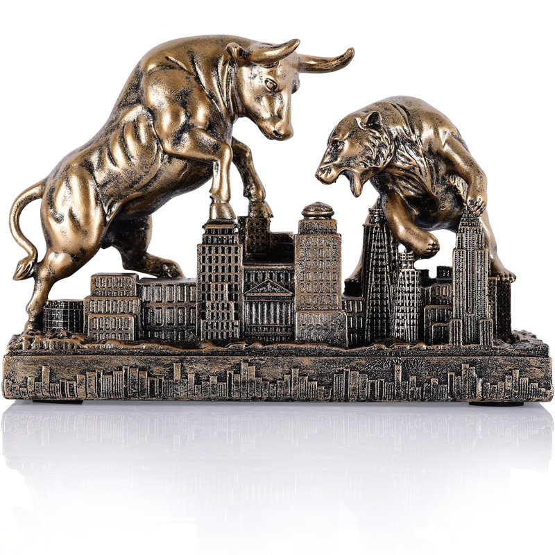 Sculpture d'intérieur en résine bronze