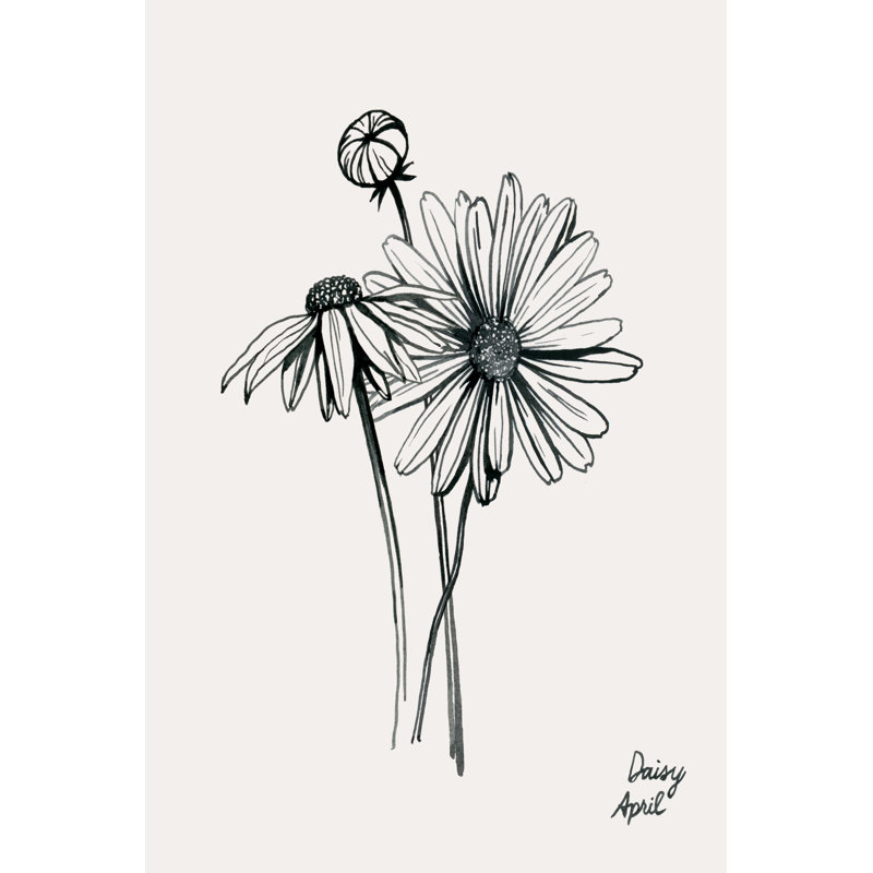 Fleurs Annuelles IV, H 30 po x l 20 po