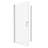 1 3/8" Adjustment,Universal Pivot Shower Door, Open Outside, With 1/4" Tempered Glass-102465252