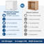 Metal Cube Storage Cabinet with Magnetic Single Door Wall Mount-135582095