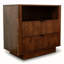 Table de chevet à 2 tiroirs Mid Century Modern
