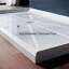 48" W x 32" D x 4" H Shower Base with Single Threshold Anti-Slip Acrylic Shower Pan White-102306061