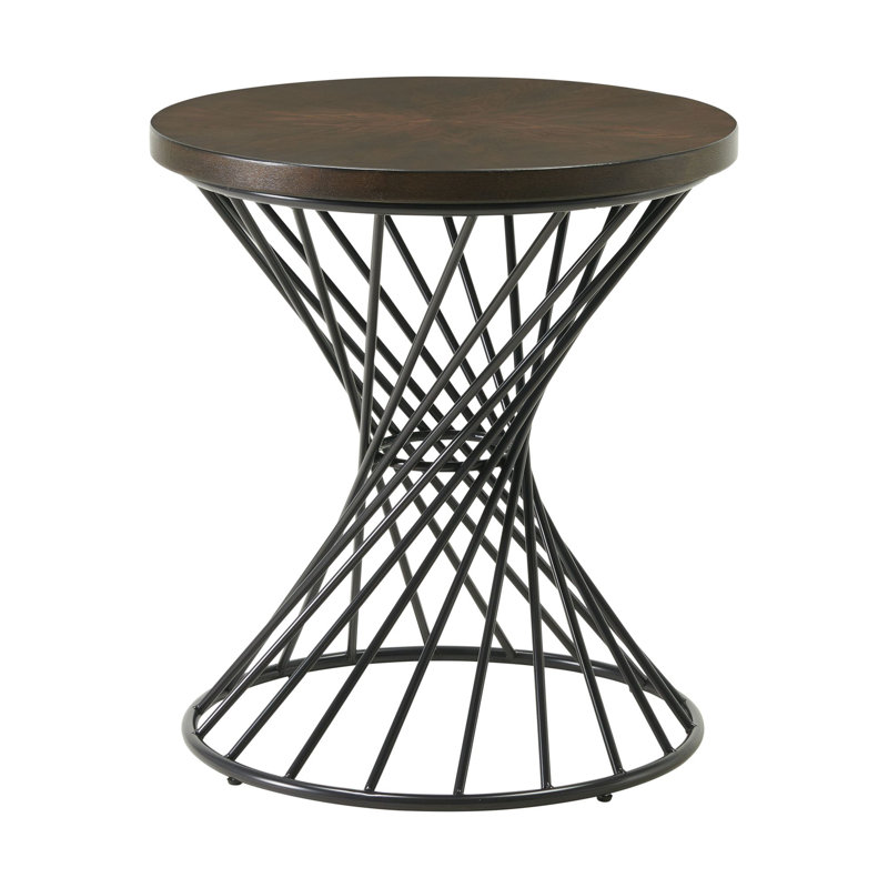 Ensemble de tables de bout à piédestal haut de 24 po Garin