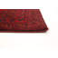 Tapis unique en laine noué à la main style Esari des années 2010 de 4 pi 1 po x 6 pi 3 po rouge Quantisha