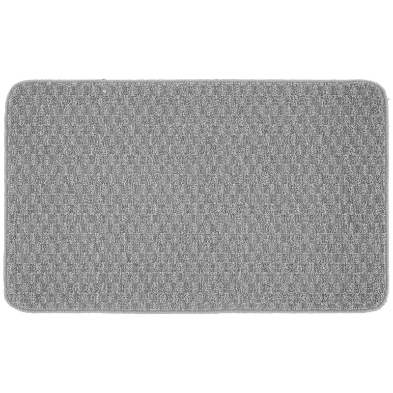 Lomax Non-Skid Kitchen Mat, Silver