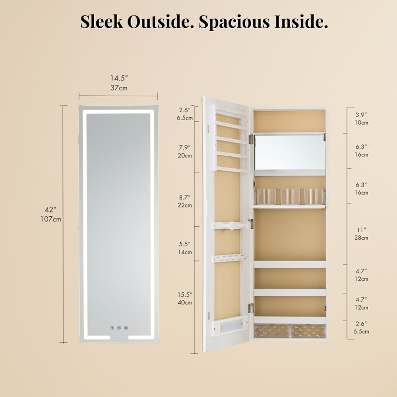 Jewelry Armoire With Light