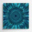 Art mural bleu op Op 22