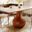 Base de table - Piédestal en bois massif massif - Vis incluses