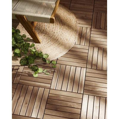 Outdoor Flooring ACCETTURA Certified Acacia Wood Natural