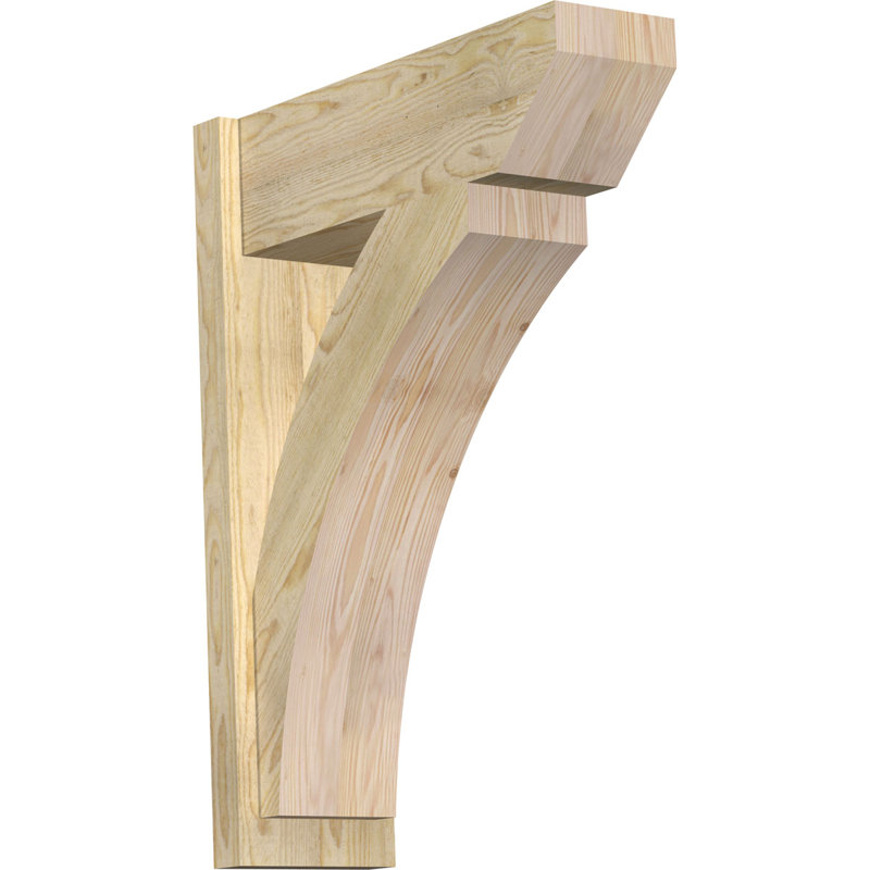 Persienne en bois Thatton, P 24 po x H 32 po, Cèdre rouge occidental l 7 1/2 po (lisse)