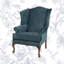 Karcher Upholstered Wingback Chair