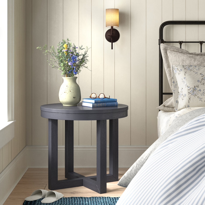 Appleton End Table, Charred Oak