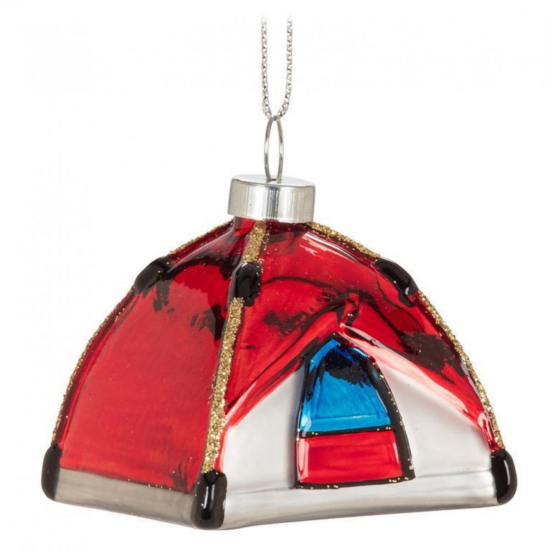 Ornements de camping. Ensemble de 3