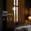 Rideaux obscurcissants en lin synthétique pour chambre et salon Bellino (1 panneau)-1007233936-1007233939
