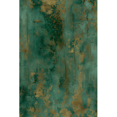 Papier peint texturé abstrait vert