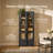 Latitude Run® Mahfuza Arched Tall Display Cabinet-1596742897