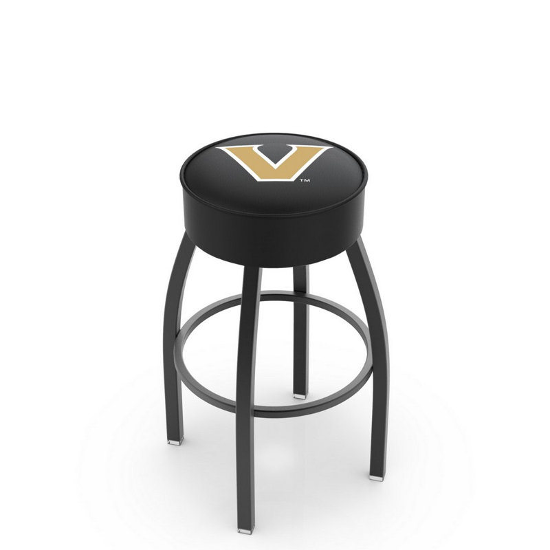 Tabouret de bar et de comptoir NCAA, Vanderbilt, Noir, Tabouret de comptoir (assise de 25 po de hauteur)