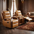 Azilda 29" Wide Genuine Leather Manual Swivel Rocking Standard Recliner