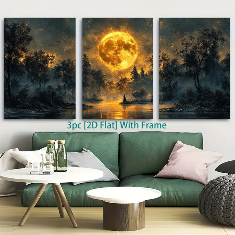 3 Piece Wrapped Canvas Print