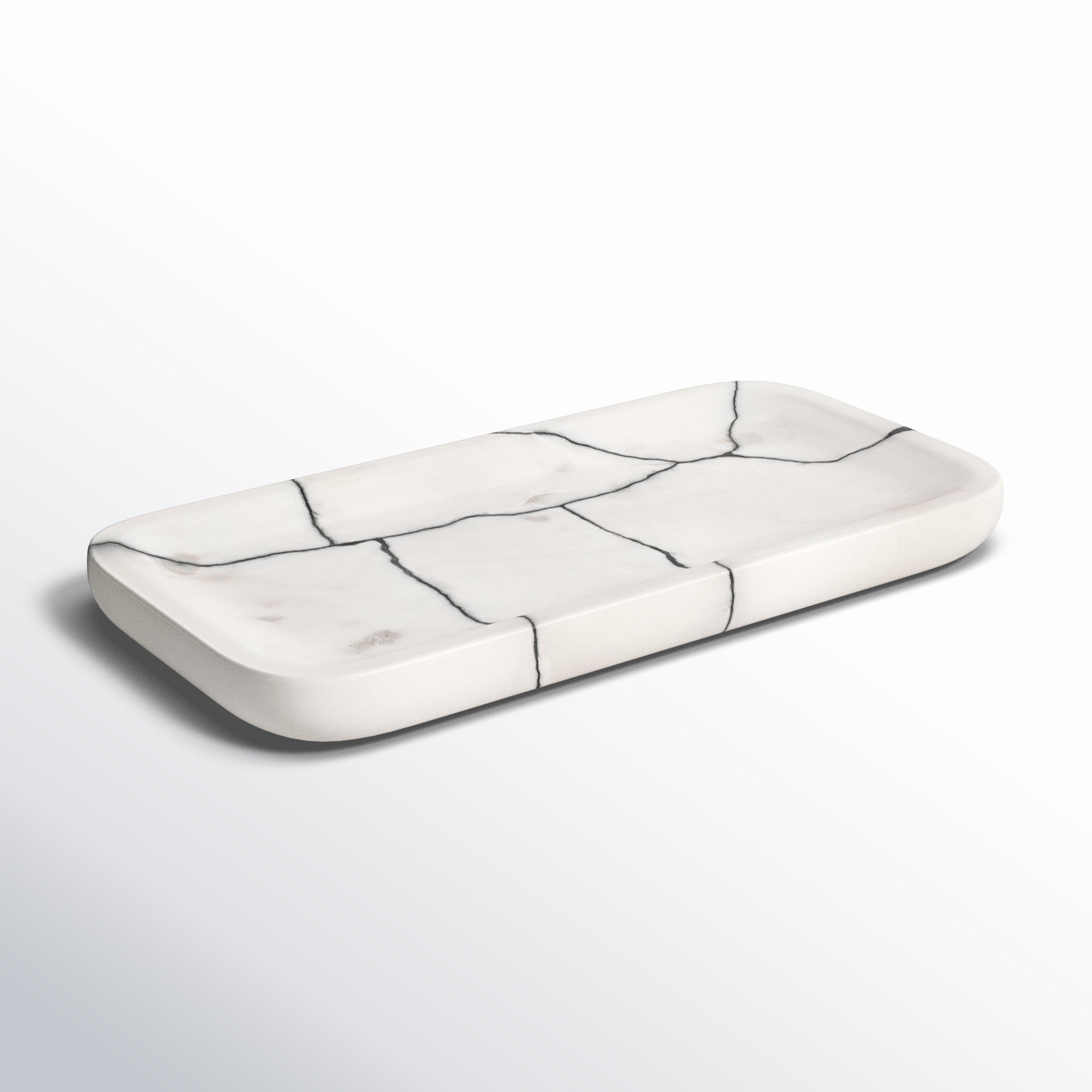 Lisle Genuine Marble Decorative Tray