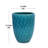 Stylish Cyan Ceramic Flowerpot For Indoor And Outdoor Reading Nooks, Glossy Finish, Drainage, 16.09" L W 21.84" H Flowerpot, Suitable All Settings, Built - In-1239361607