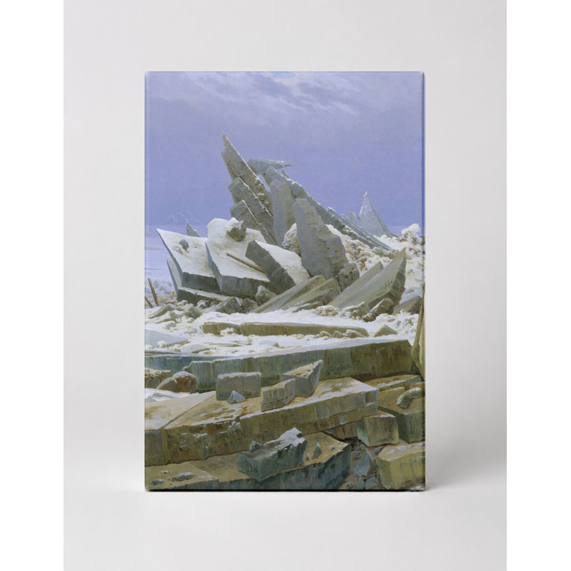 La mer de glace (1823-1824) - Portrait, art mural sur toile, 14" W x 11" H