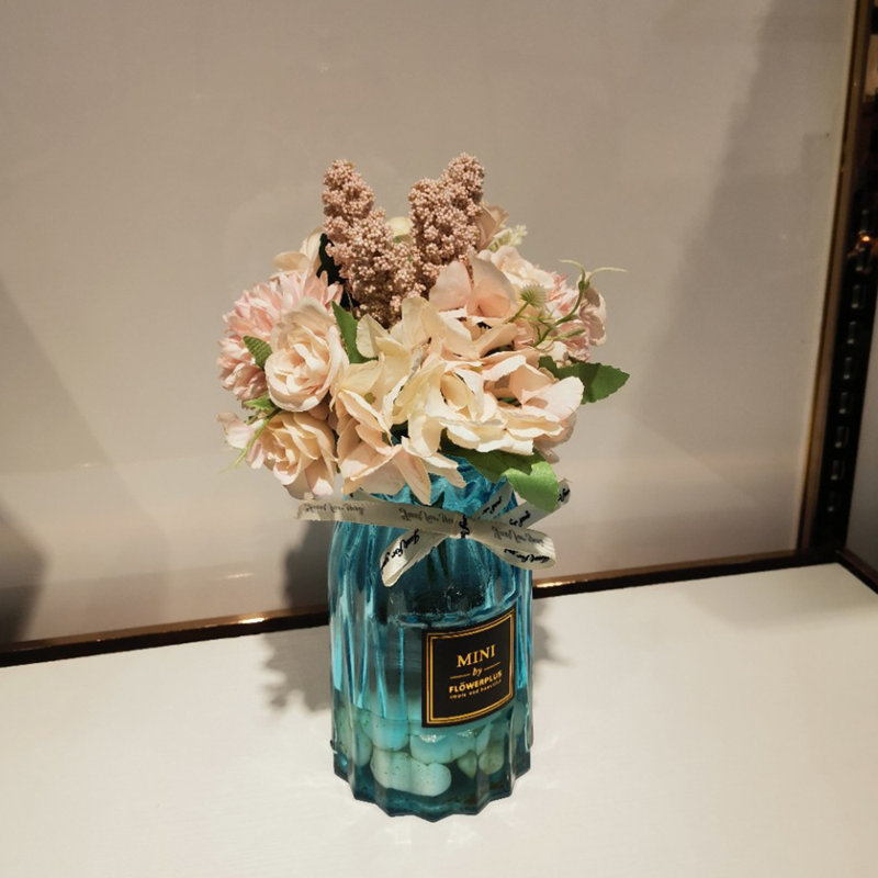 Romantic Artificial Bouquet for Home Wedding Decoration, Pink