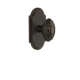Grandeur Arc Plate Double Dummy with Grande Victorian Door Knob