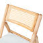 Shaylie Upholstered Seat Folding Dining Chair-1145016037