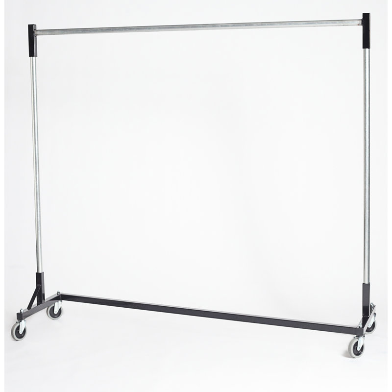 Porte-vêtements simple quickrail l 75 po, H 79 po
