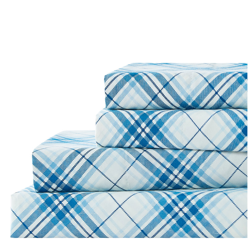 Brinckerhoff Microfiber Plaid, Blue